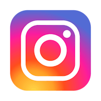 the instagram logo on a black background